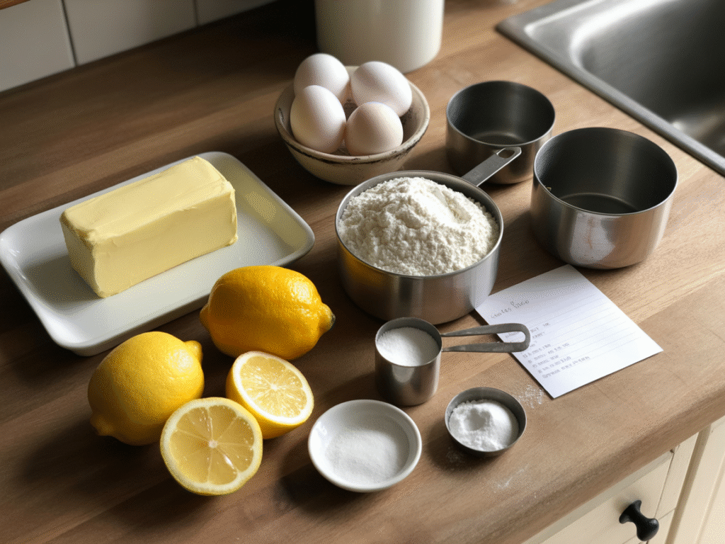 Lemon Pound Cake Recipe